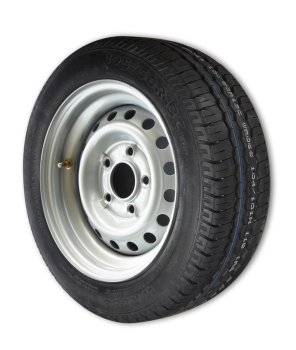 195/50 R13 C 104/101 N 6Jx13 6x13 5x112 für Pkw Anhänger Komplettrad